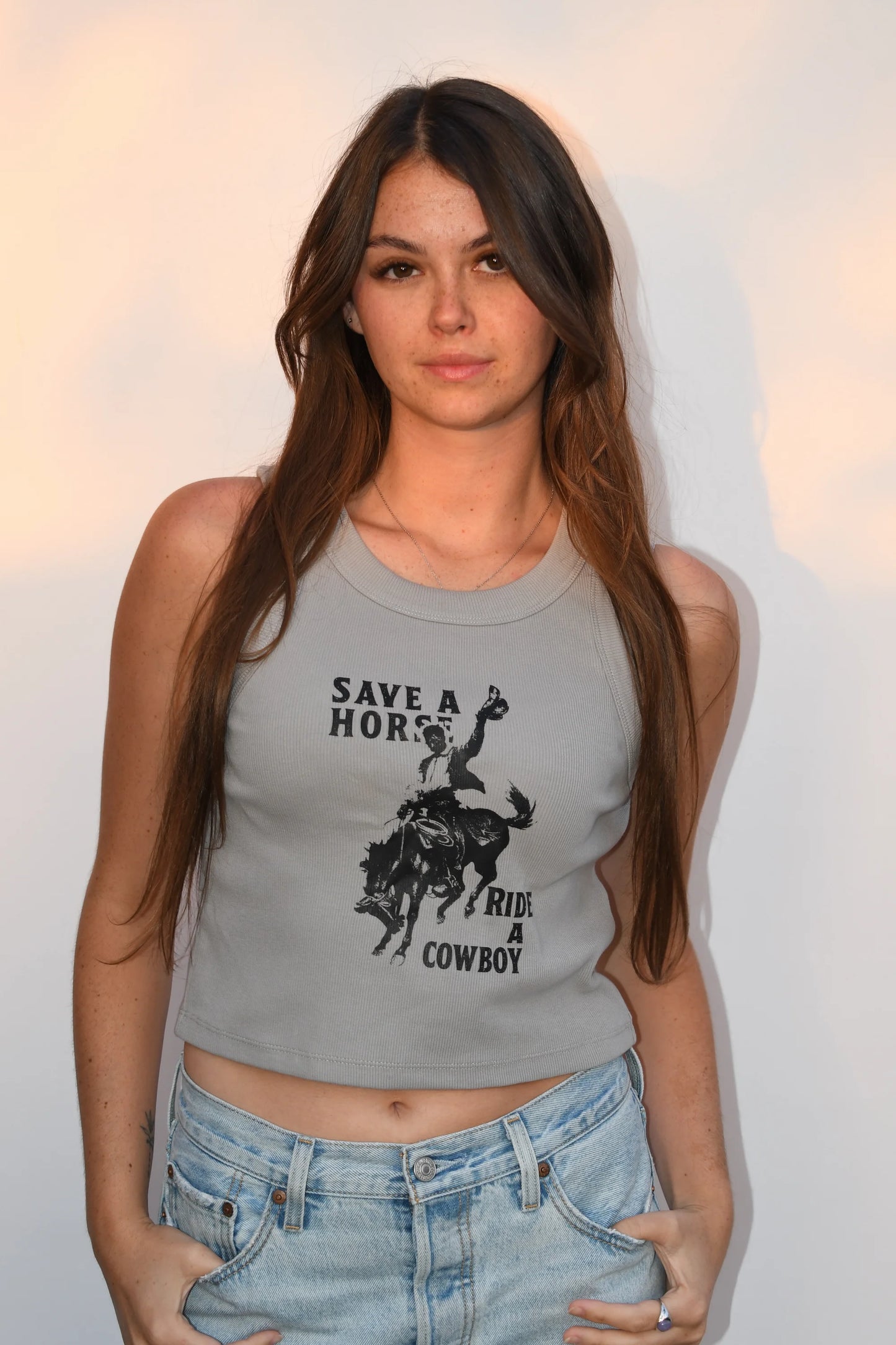 Organic Rib Crop Tank